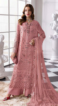 Anaita Peach Fox Georgette Suit With Khatli & Sequence Work | Grocsy