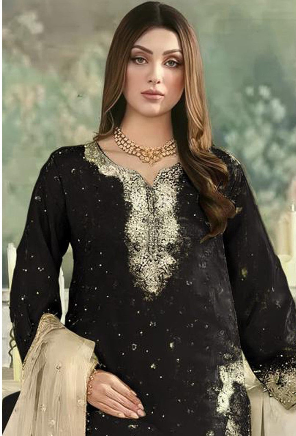 Anaita Black Jimmy Choo Suit With Embroidery & Sequence Work | Grocsy