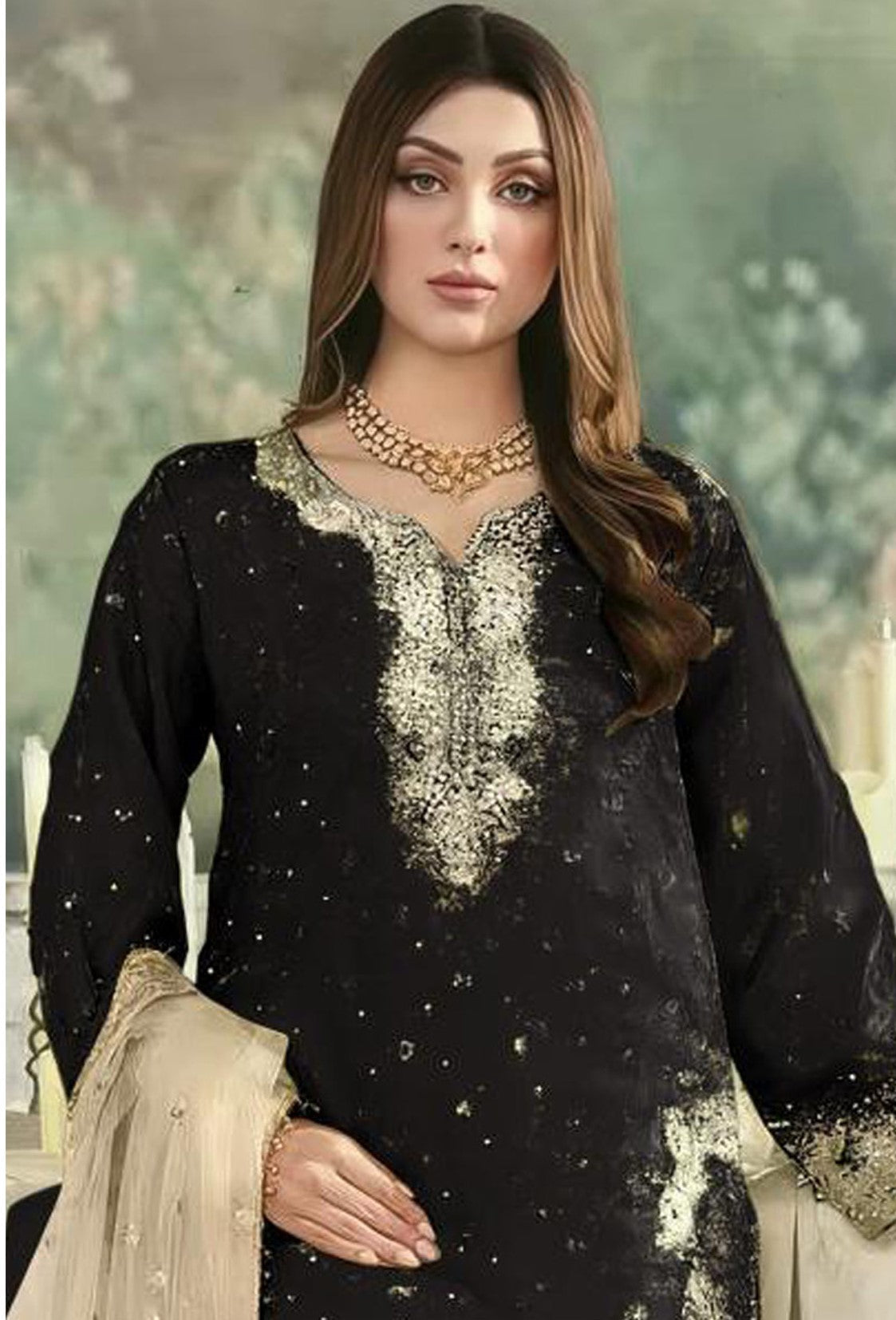 Anaita Black Jimmy Choo Suit With Embroidery & Sequence Work | Grocsy
