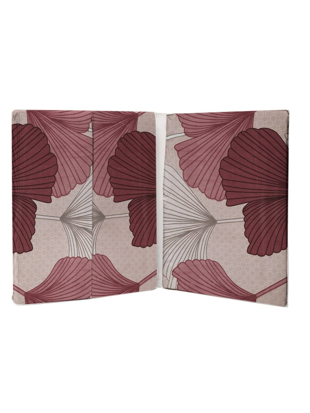 KLOTTHE Beige Floral 300 TC Cotton Blend Double Bedsheet Set | Grocsy