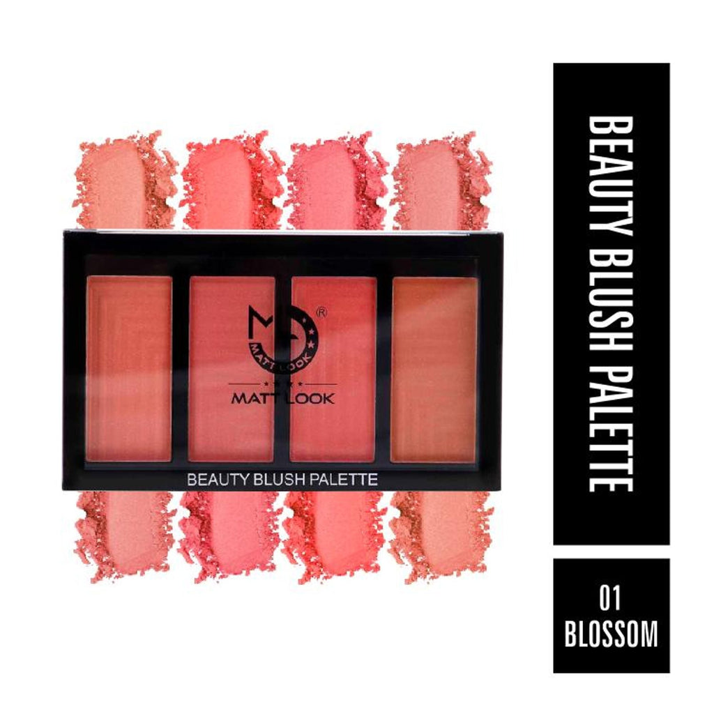 Matt Look Beauty Blush Palette - 01 | Grocsy