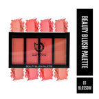 Matt Look Beauty Blush Palette - 01 | Grocsy