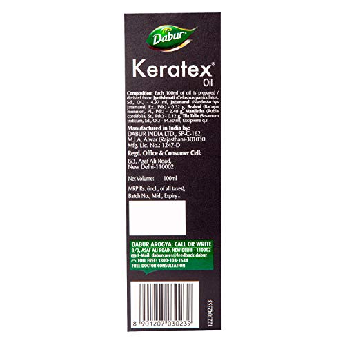 Dabur Keratex Ayurvedic Medicinal Oil | Grocsy