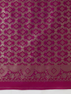 Monjolika Fashion Olive Banarasi Silk Blend SareeWith Zari Woven Rich Brocade Design | Grocsy