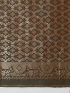 Monjolika Fashion Red Banarasi Silk Blend SareeWith Zari Woven Rich Brocade Design | Grocsy