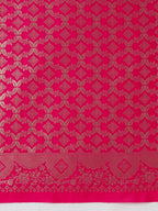 Monjolika Fashion Light Pink Banarasi Silk Blend SareeWith Zari Woven Rich Brocade Design | Grocsy