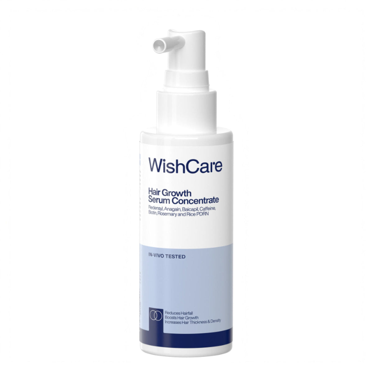 WishCare Hair Growth Serum Concentrate with Redensyl & Rosemary-In-Vivo Tested-Controls Hairfall | Grocsy