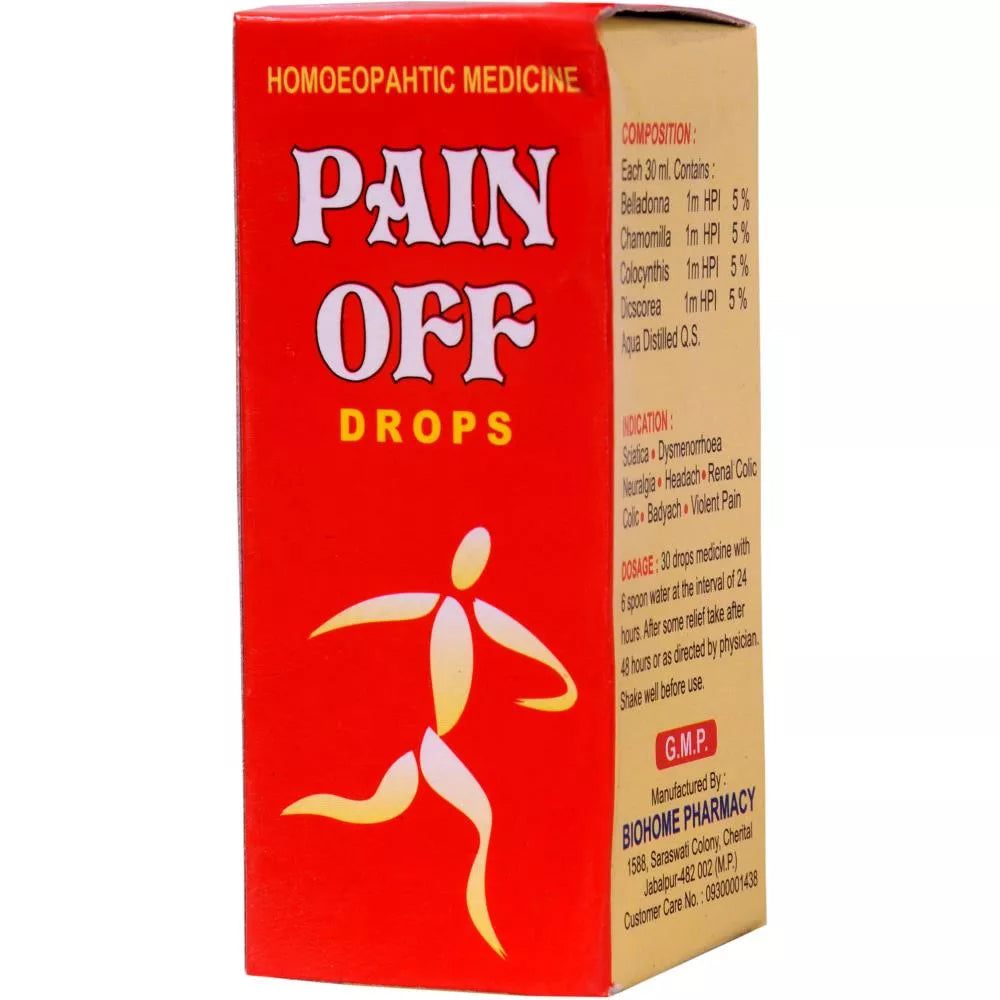 Biohome Pain Off Drops | Grocsy