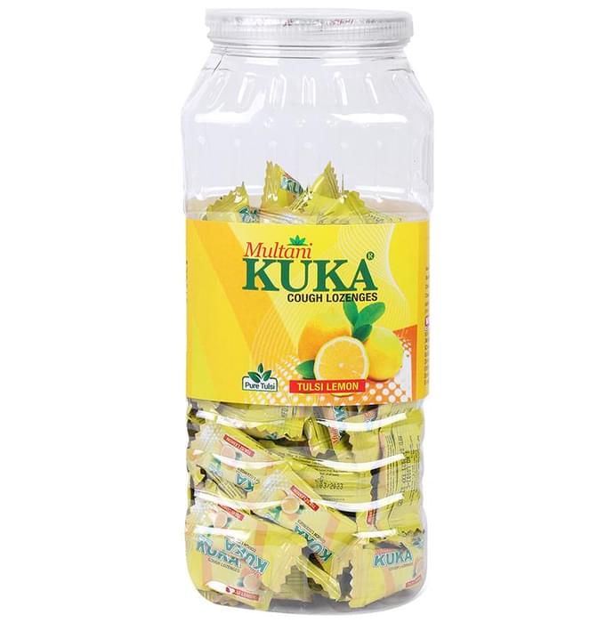 Multani Kuka Cough Lozenges Tulsi Lemon | Grocsy