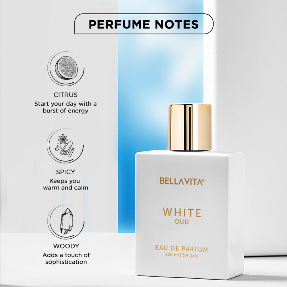 Bella Vita White-Oud Eau De Perfume For Men & Women | Grocsy