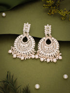 Tehzeeb Creations Pack of 1 Gold Drop & Danglers Earring For Women & Girls Diamond, Pearl Brass Drops & Danglers | Grocsy