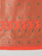 Monjolika Fashion Yellow Banarasi Silk Blend SareeIn Classic Paisley & Rich Zari Pallu Comes With Unstitched Blouse | Grocsy