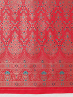 Monjolika Fashion Elegant Hot Pink Banarasi Silk Blend SareeBrocade Motifs & Zari Woven Splendor | Grocsy