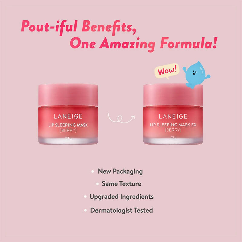 Laneige Lip Sleeping Mask EX - Berry - Korean skincare | Grocsy