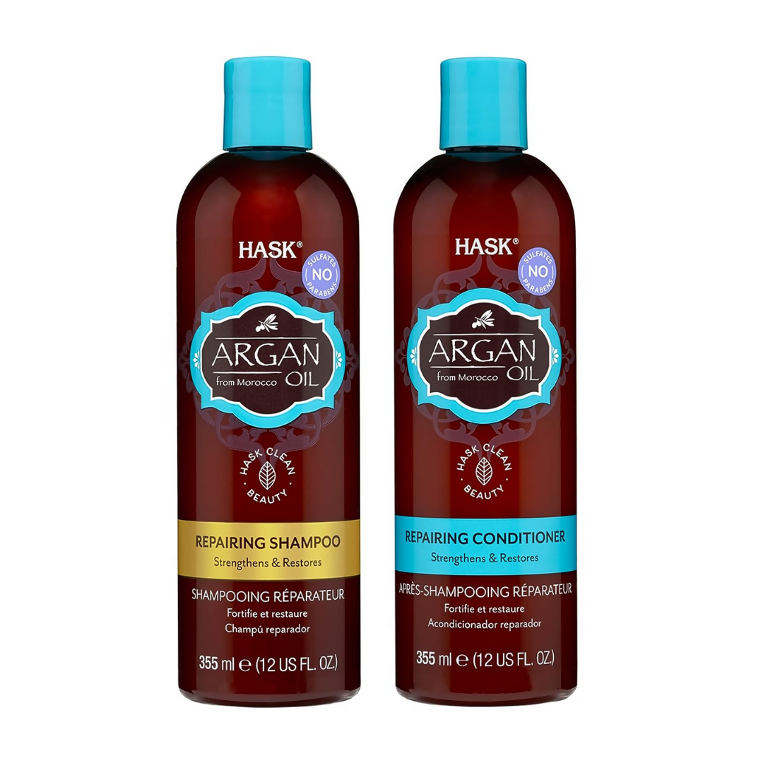 HASK Repairing Argan Oil Shampoo & Conditioner | Grocsy
