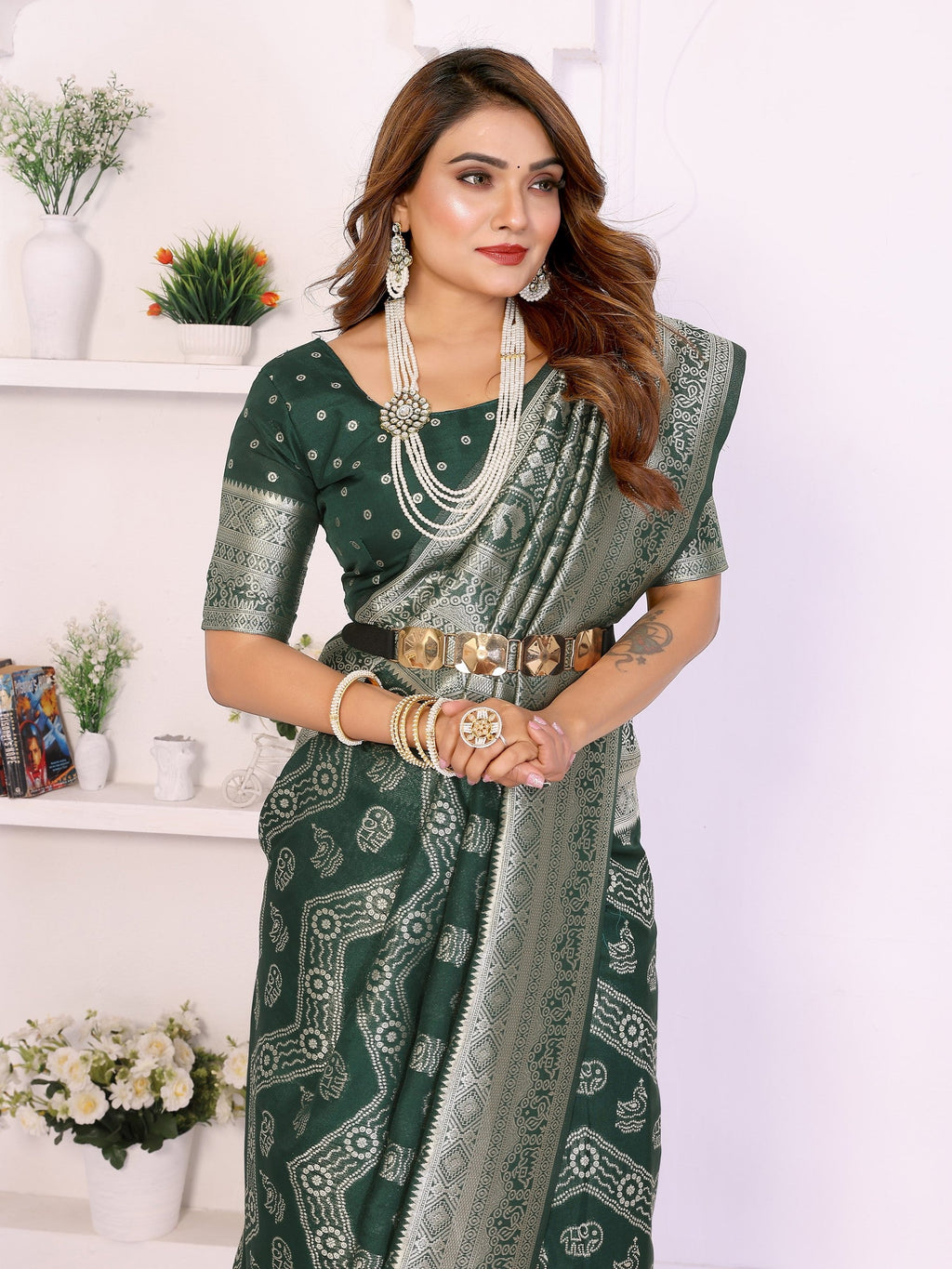 Anaita Premium Georgette Silk Saree | Grocsy
