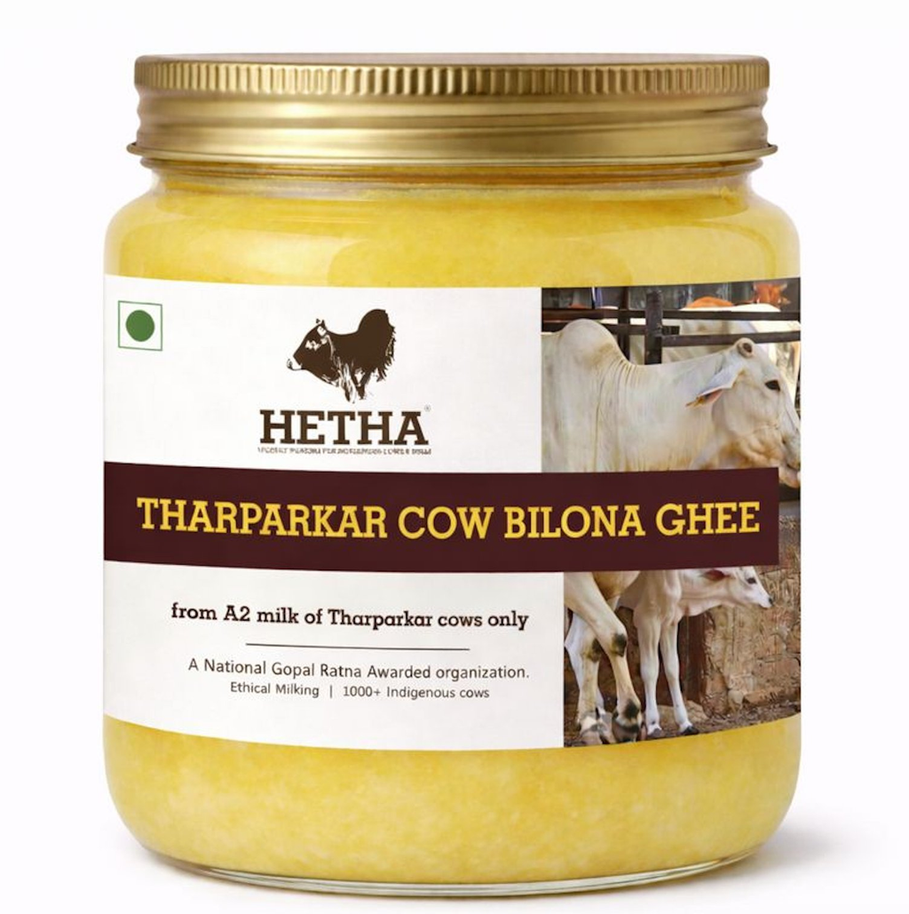 Hetha Tharparkar Cow A2 Cultured Bilona Ghee / A2 Ghee | Grocsy