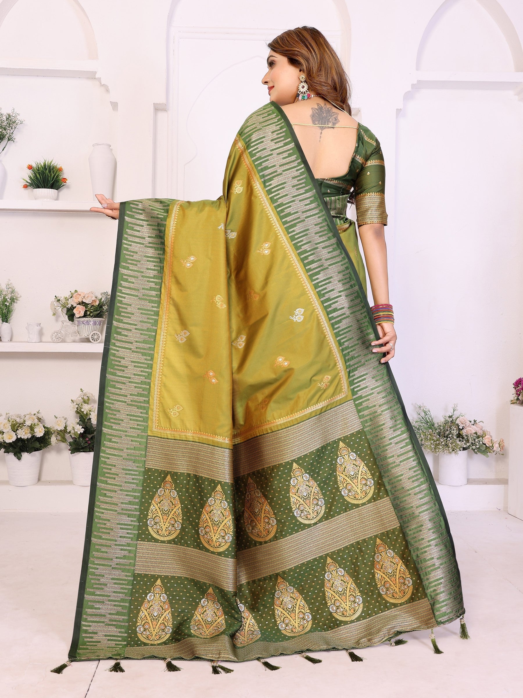 Anaita Premium South Soft Silk Saree | Grocsy