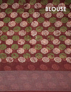 Brown Colour With Motif Design Semi Chanderi Saree By Gayathri Reddy Designer Studio | Grocsy