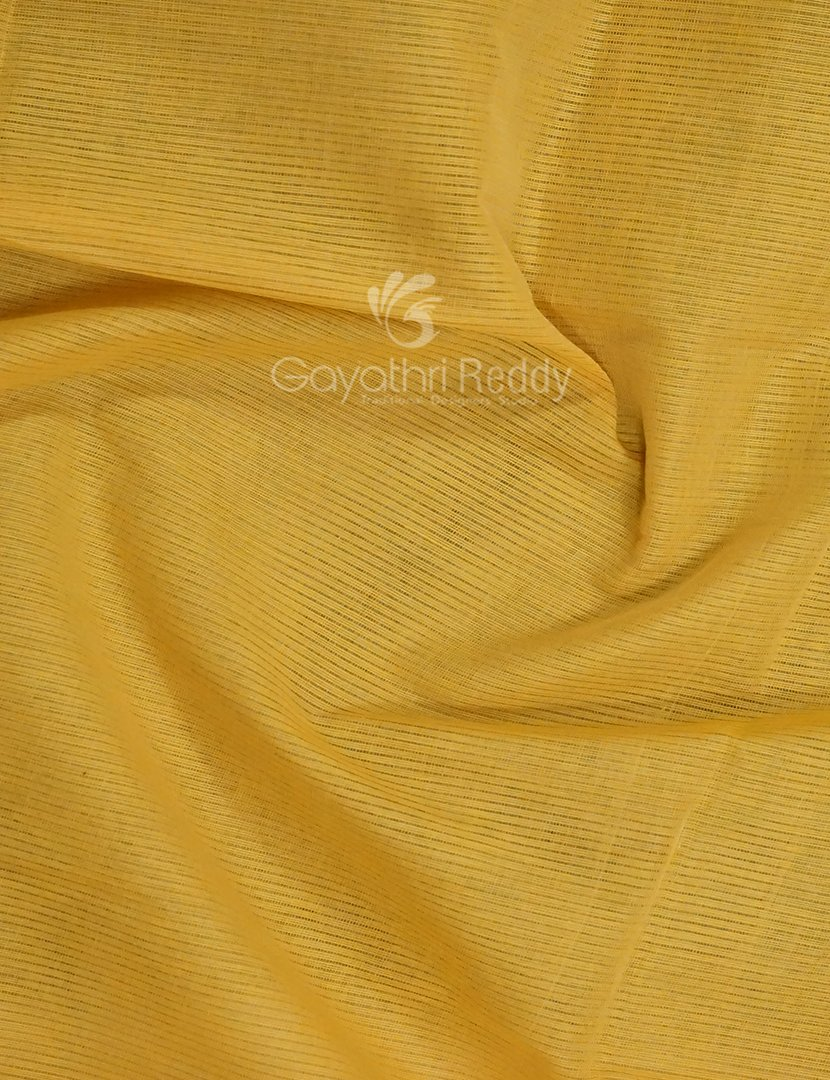 Shades of Yellowish Pure Mangalgiri Cotton By Gayathri Reddy Designer Studio | Grocsy