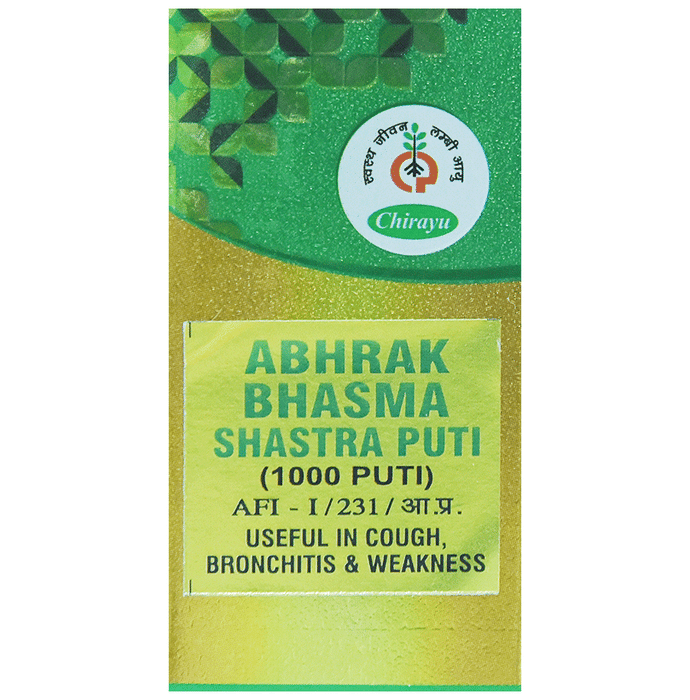 Chirayu Abhrak Bhasma Shastra 1000 Putti | Grocsy