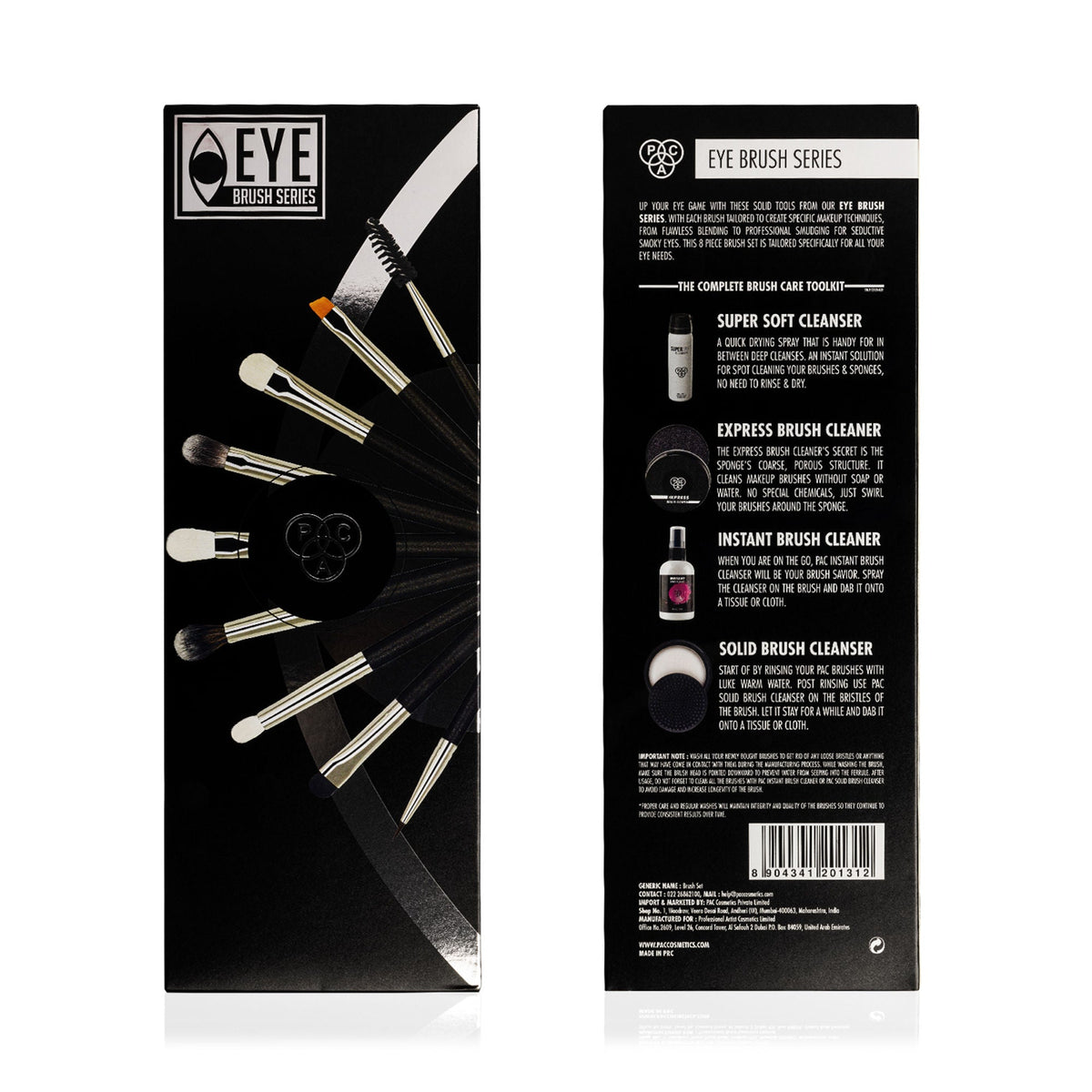 PAC Studio Eye Series Brush Set (8 Brushes) | Grocsy