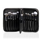 PAC Studio Synthetic Series -Complete Professional Brush Set, Feather Soft Synthetic Bristles, Sturdy Pouch | Grocsy