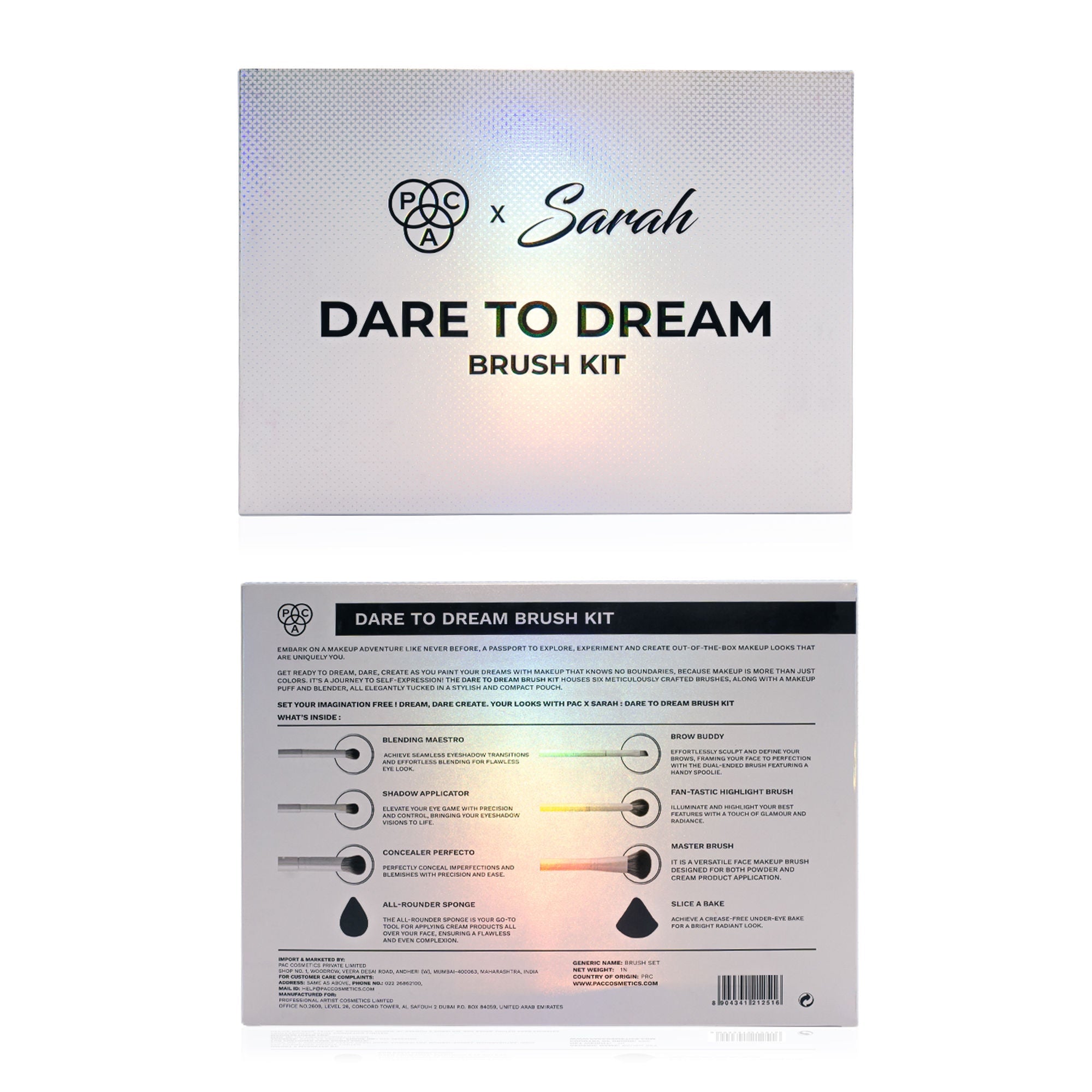 PAC Studio X Sarah Dare to Dream Brush Kit | Grocsy