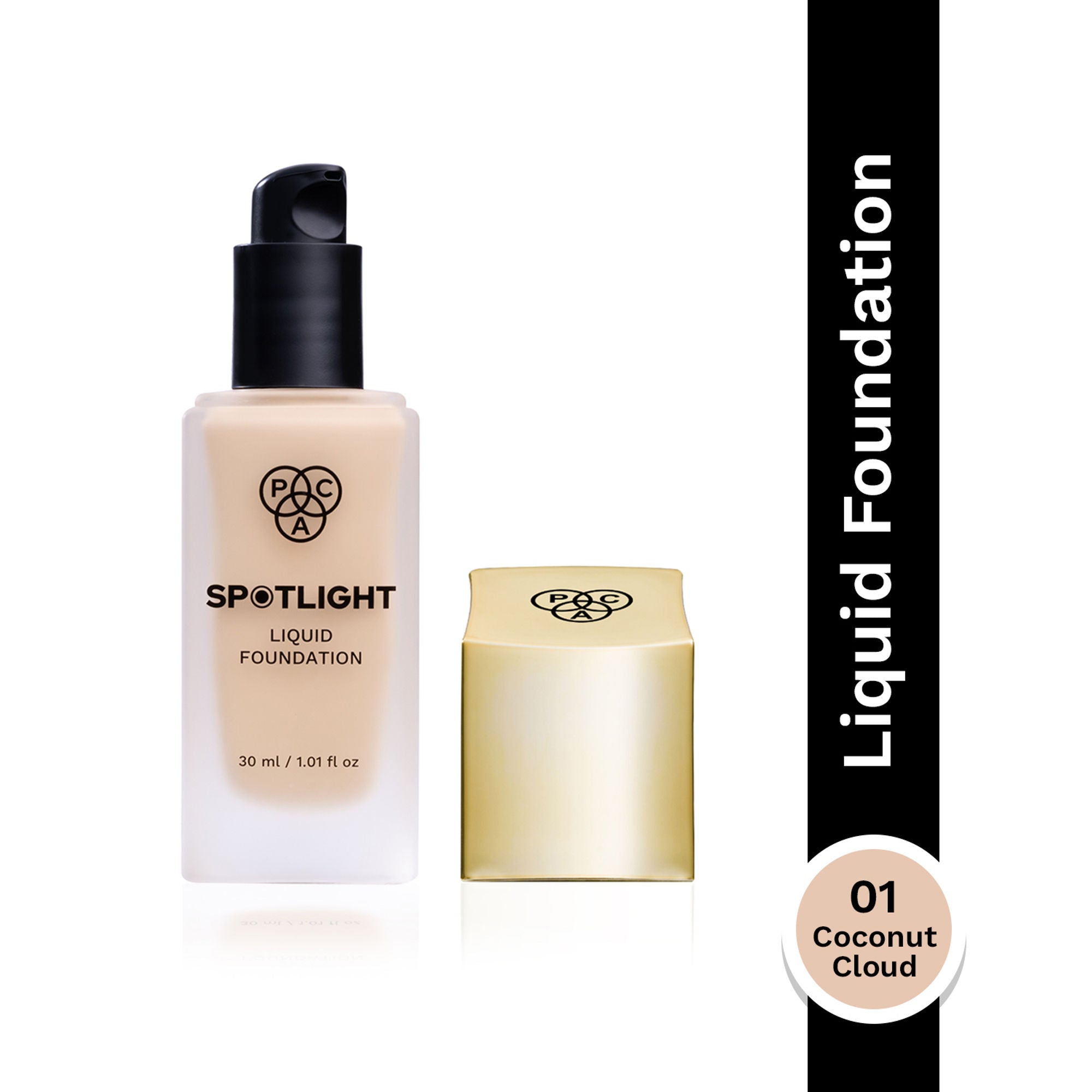 PAC Studio Spotlight Liquid Foundation - 01 Coconut Cloud | Grocsy