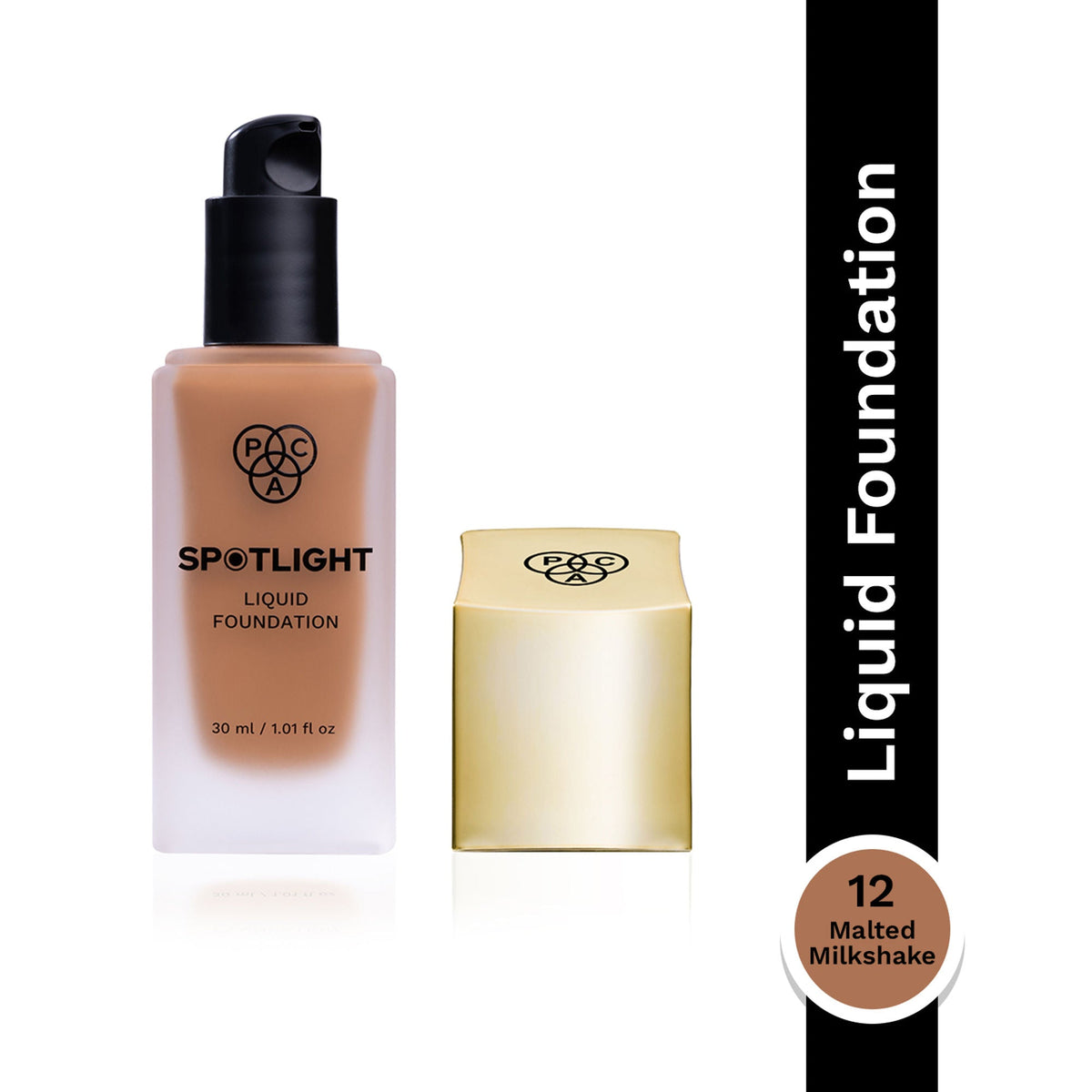 PAC Studio Spotlight Liquid Foundation - 12 Malted Milkshake | Grocsy