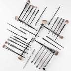 PAC Studio Pro-Xclusive Series - Ultra Luxe Ergonomic Handles, Feather Soft Bristles, Designed For Pro MUAs | Grocsy