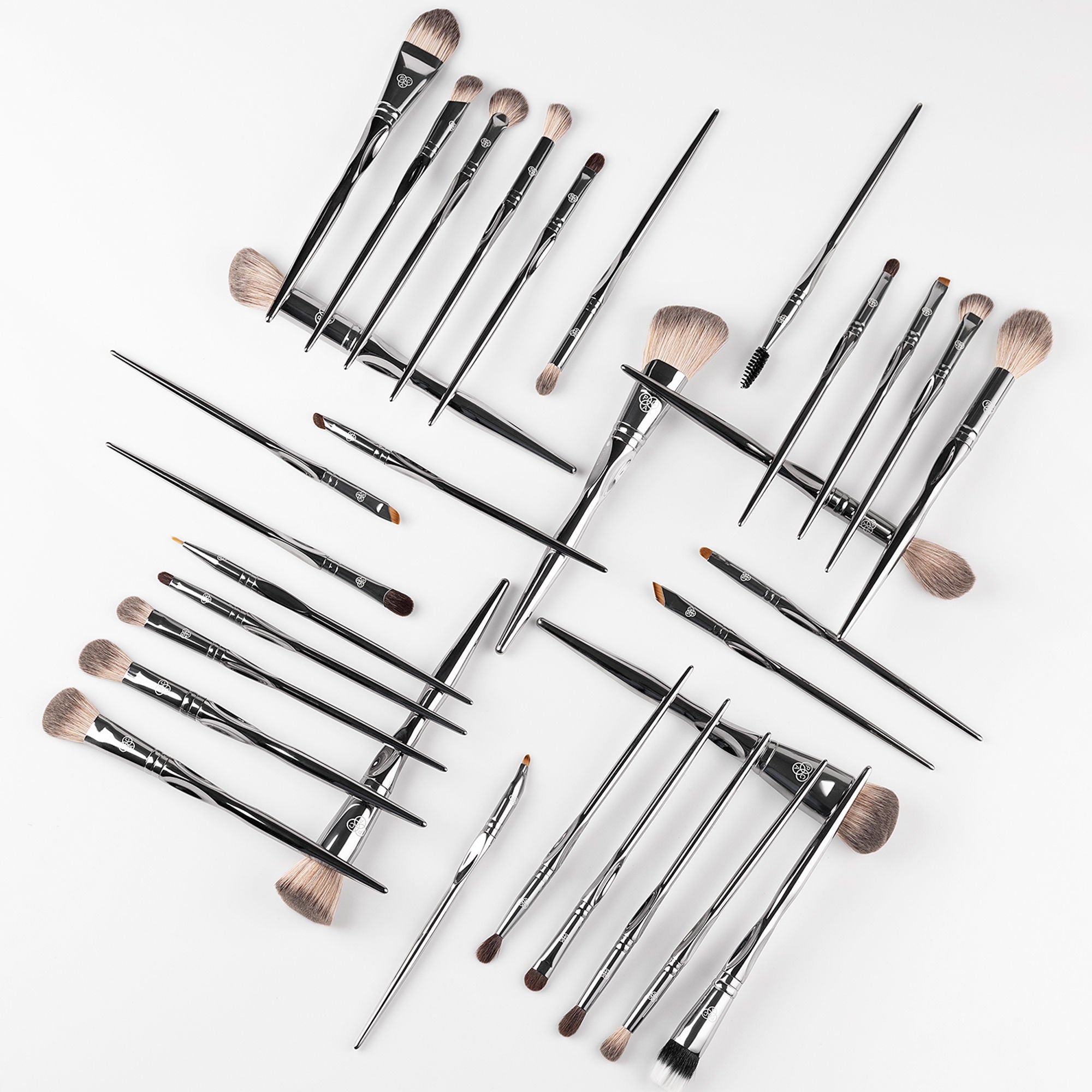 PAC Studio Pro-Xclusive Series - Ultra Luxe Ergonomic Handles, Feather Soft Bristles, Designed For Pro MUAs | Grocsy