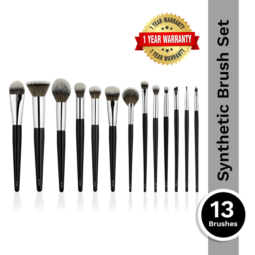 PAC Studio Synthetic Series - Cruelty Free Soft Synthetic Fibres, Brush Organizer, Seamless Application | Grocsy