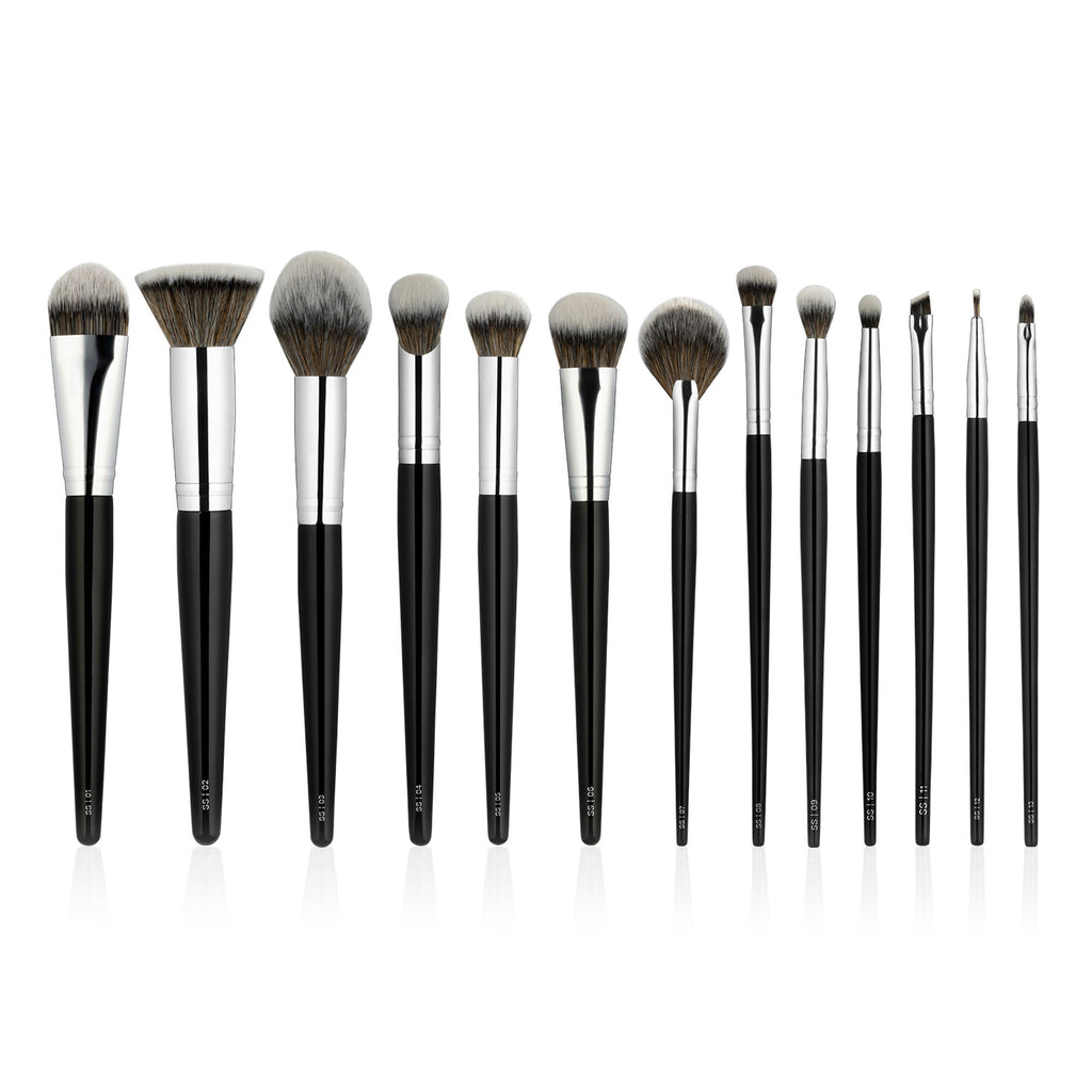 PAC Studio Synthetic Series - Cruelty Free Soft Synthetic Fibres, Brush Organizer, Seamless Application | Grocsy