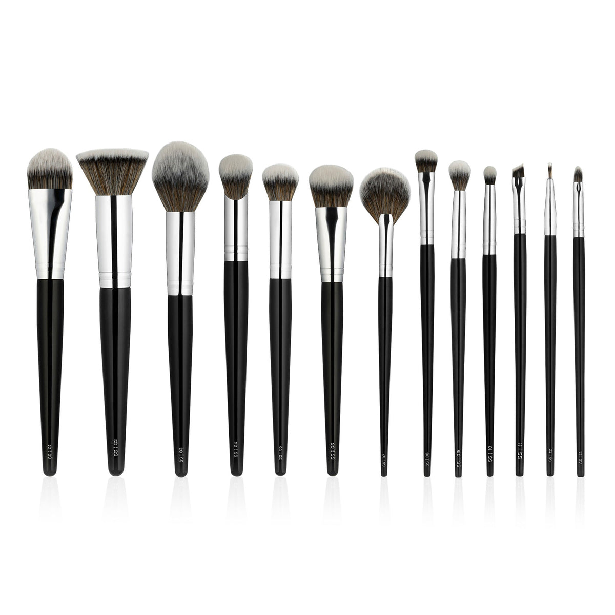PAC Studio Synthetic Series - Cruelty Free Soft Synthetic Fibres, Brush Organizer, Seamless Application | Grocsy