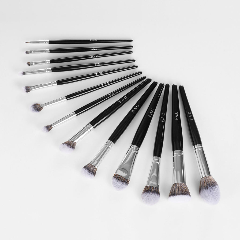 PAC Studio Synthetic Series - Cruelty Free Soft Synthetic Fibres, Brush Organizer, Seamless Application | Grocsy