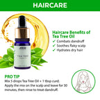 Nykaa Naturals Tea Tree Essential Oil For Acne & Hair Fall Control Solution - 100% Natural | Grocsy