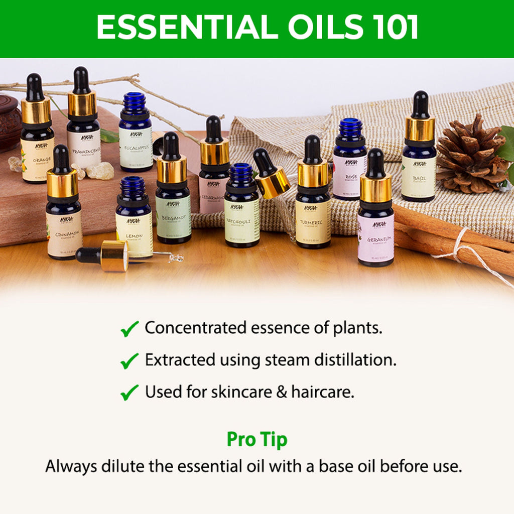 Nykaa Naturals Tea Tree Essential Oil For Acne & Hair Fall Control Solution - 100% Natural | Grocsy