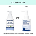 Wishcare Hair Growth Serum Concentrate + Multi Peptide Anti Hairfall Shampoo Combo | Grocsy