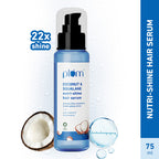Plum Coconut & Squalane Nutri-Shine Hair Serum For Smooth- Shiny Hair | Grocsy