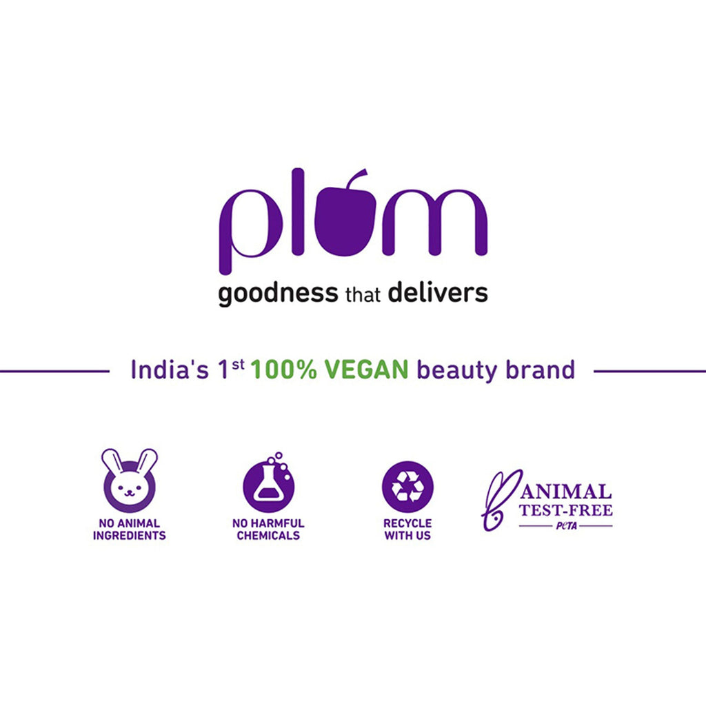Plum Coconut & Squalane Nutri-Shine Hair Serum For Smooth- Shiny Hair | Grocsy