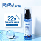 Plum Coconut & Squalane Nutri-Shine Hair Serum For Smooth- Shiny Hair | Grocsy