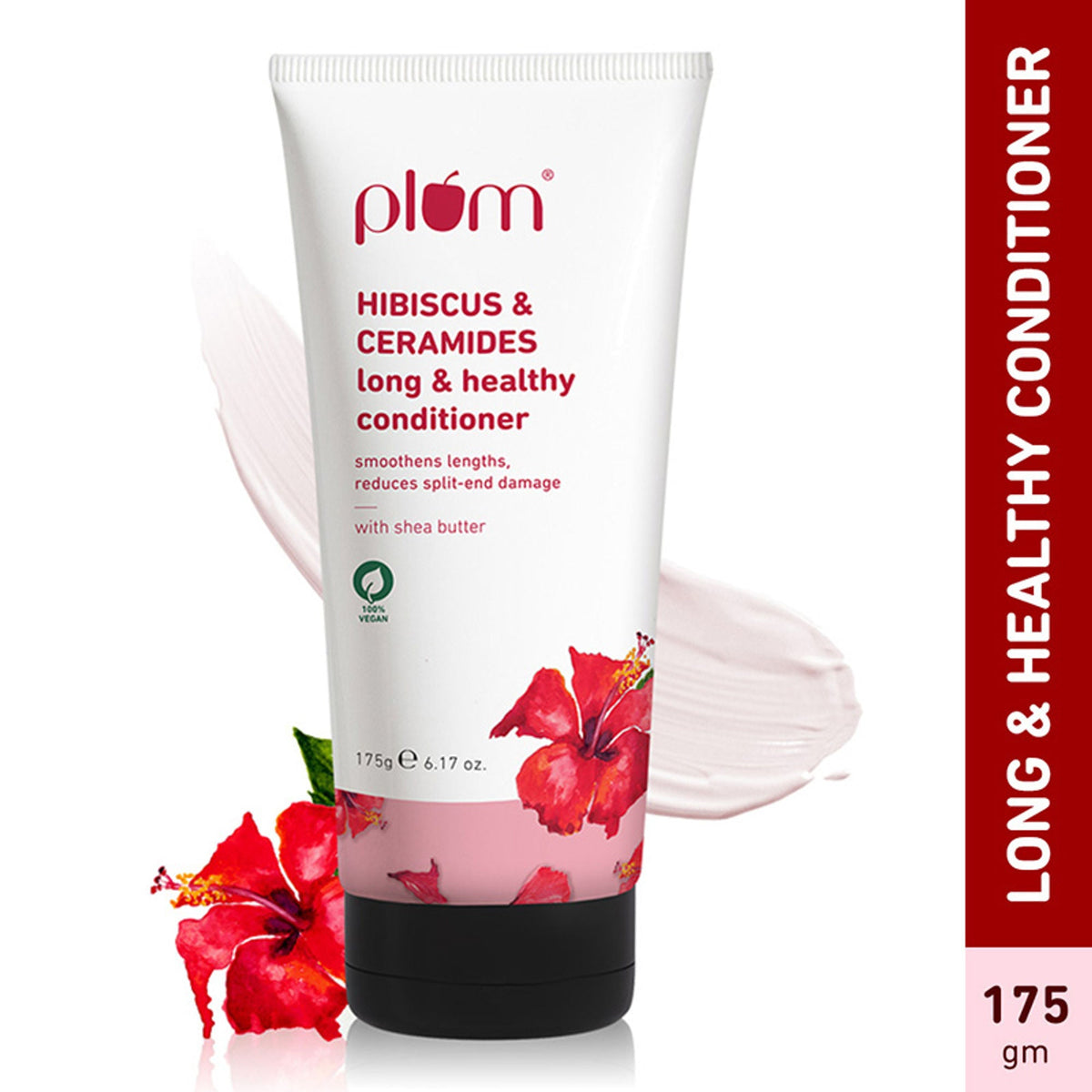 Plum Hibiscus & Ceramides Conditioner For Healthy- Long Hair | Grocsy