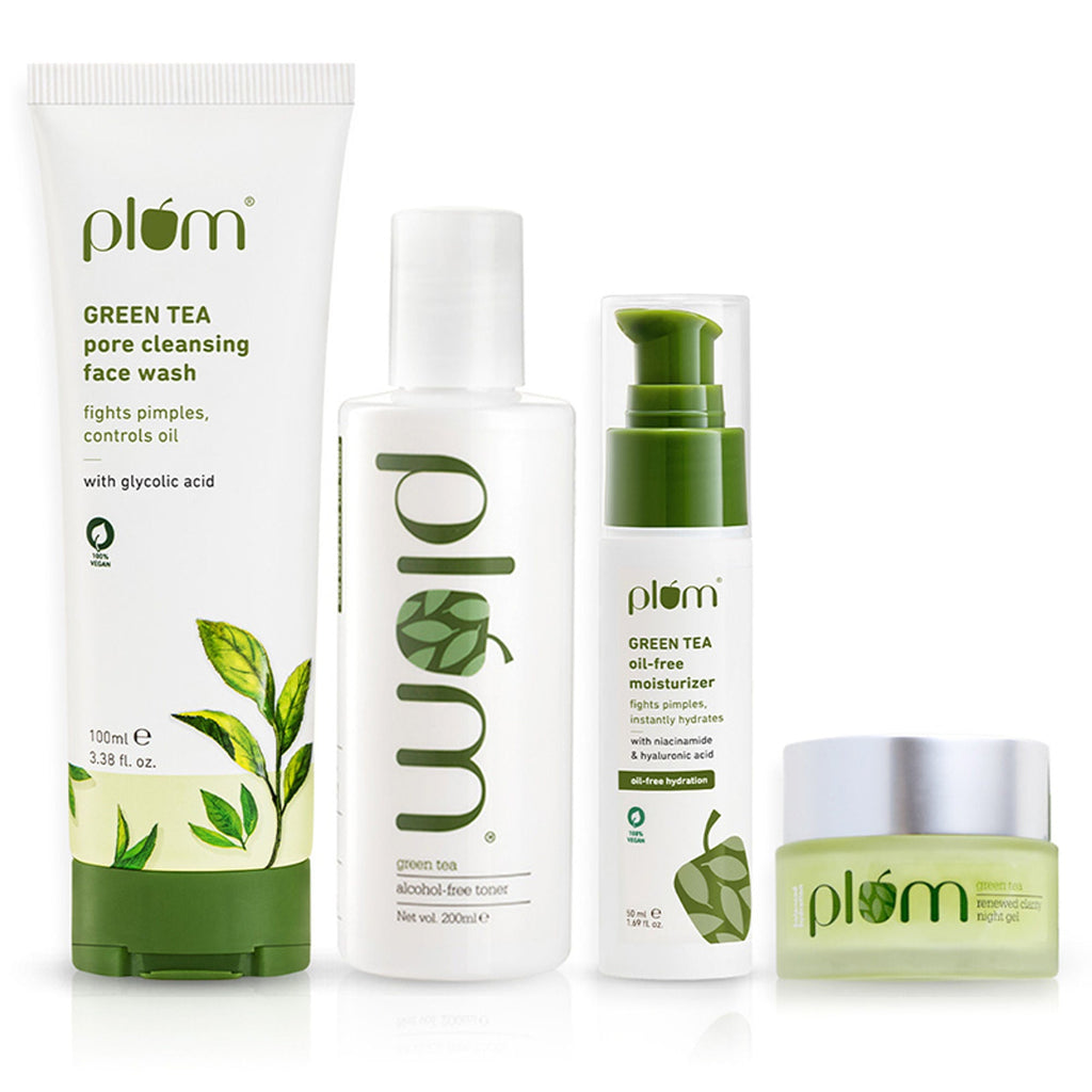 Plum Green Tea Day & Night C-T-M Kit | Grocsy