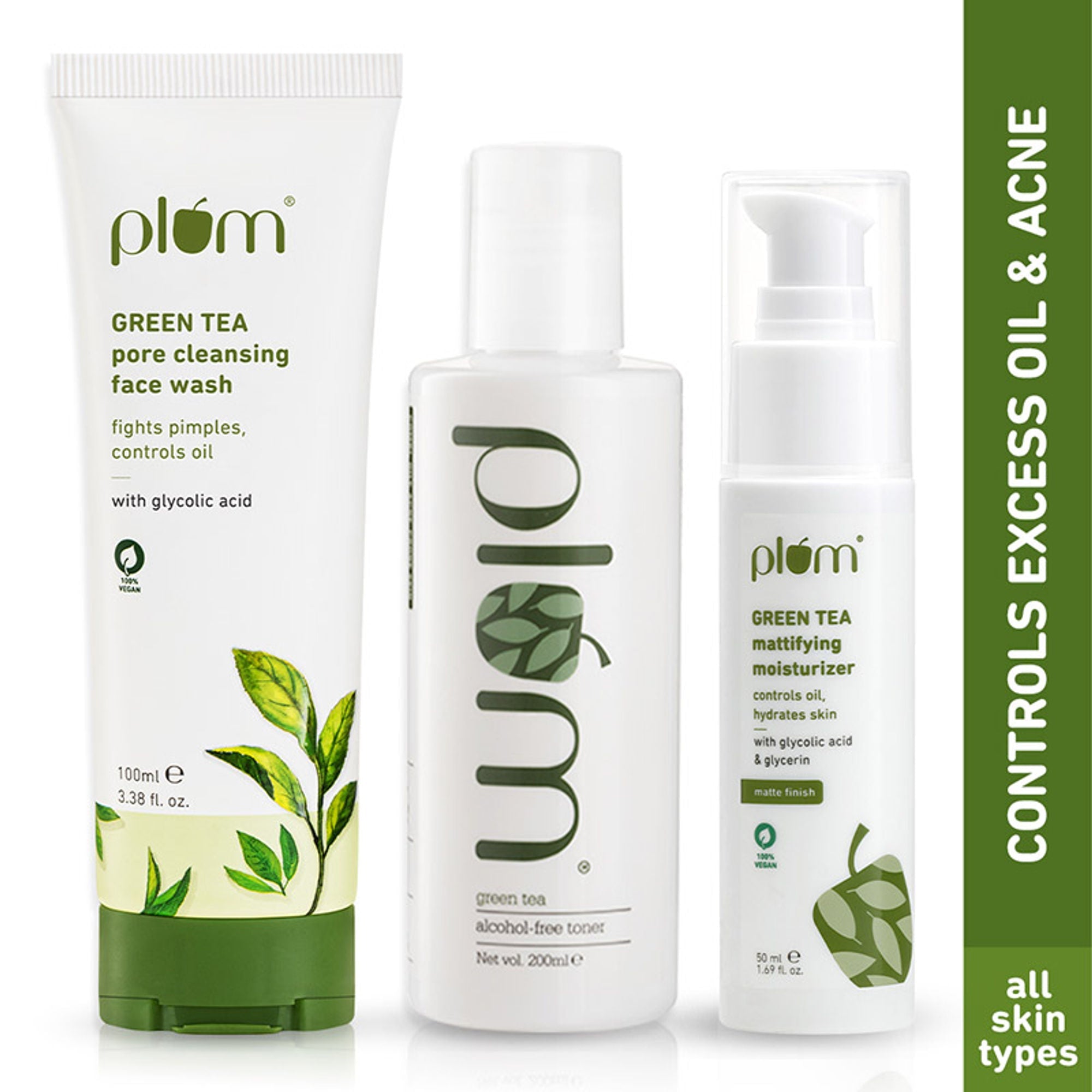 Plum Green Tea Daily C-T-M Kit | Grocsy
