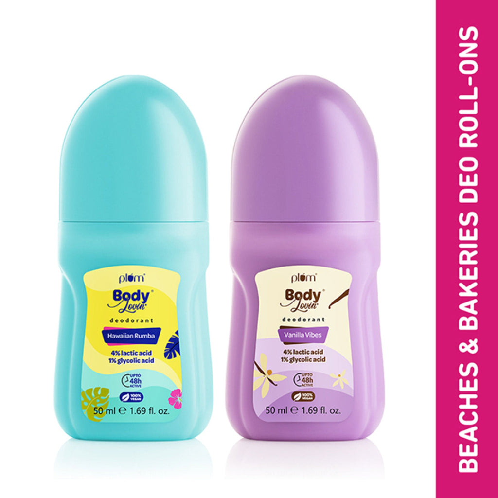 Plum BodyLovin' Beaches & Bakeries Deodrant Roll-On Duo | Grocsy