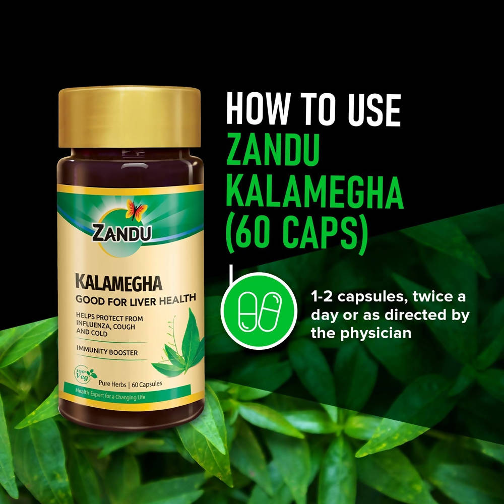 Zandu Kalamegha Good For Liver Health Capsules | Grocsy