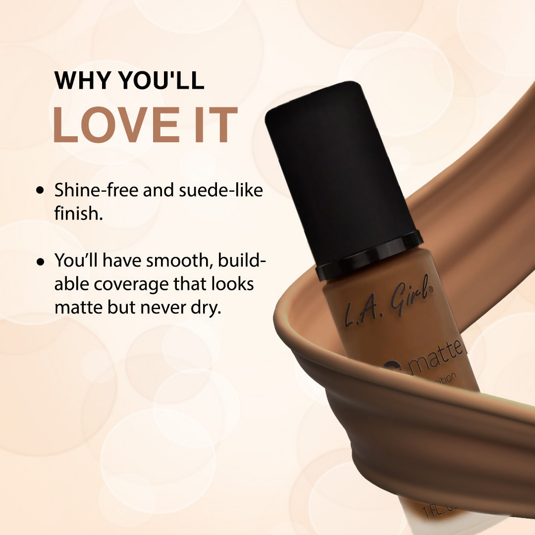 L.A. Girl PRO Matte Foundation - Cappuccino | Grocsy