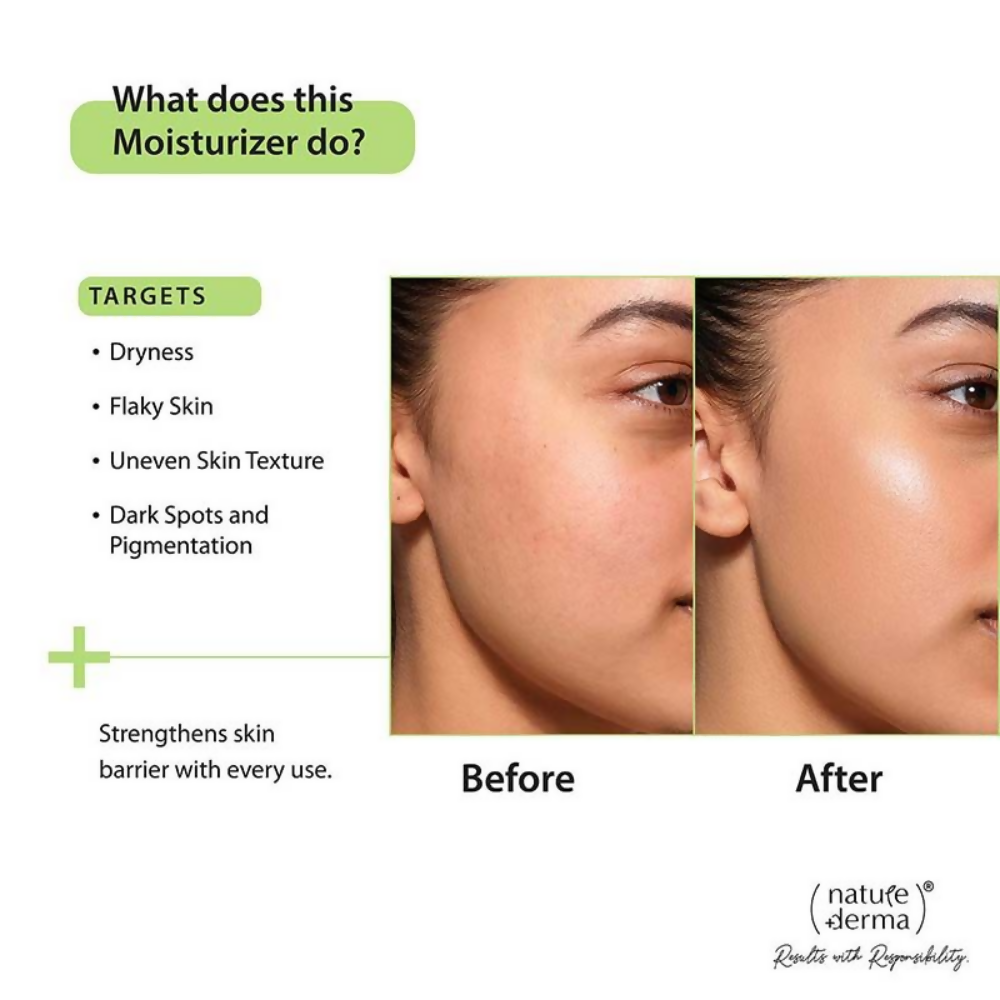 Nature Derma 1% Natural Biome-Boost Moisturizer With Hyaluronic Acid | Grocsy