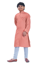 DEIANA'S Casual Designer Kurta Pyjama Set For Boys And kids (Peach) | Grocsy